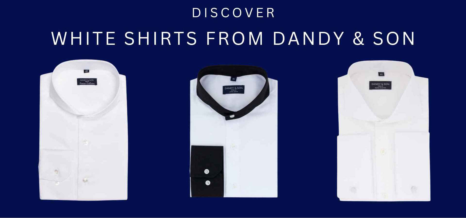 Discover White Shirts from Dandy & Son DANDY & SON