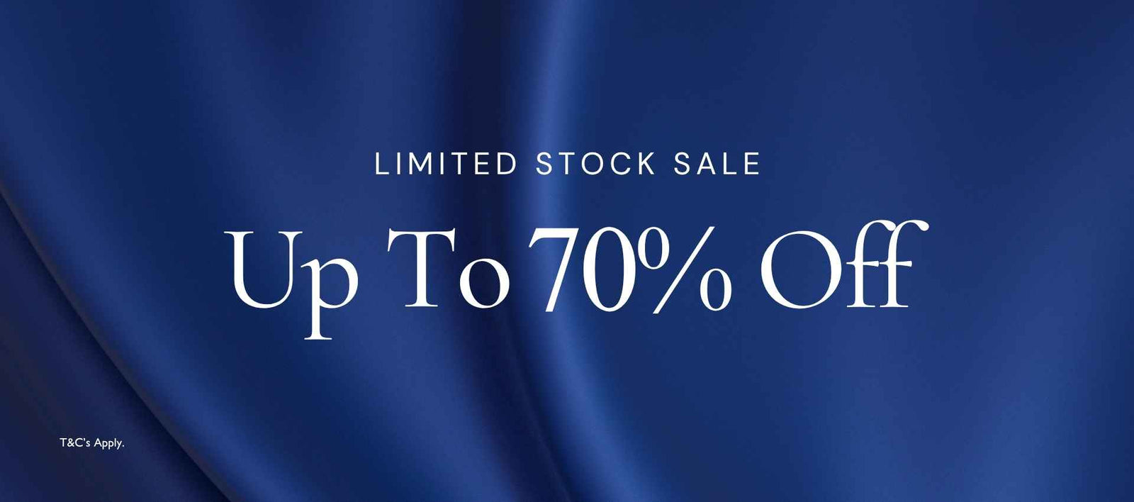 Limited Stock Sale