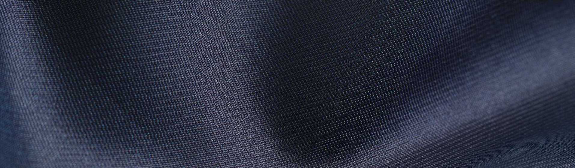 Navy dandy and son dress shirt fabric close up