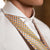 extreme cutaway collar white non-iron premium weave dress shirt for men close up