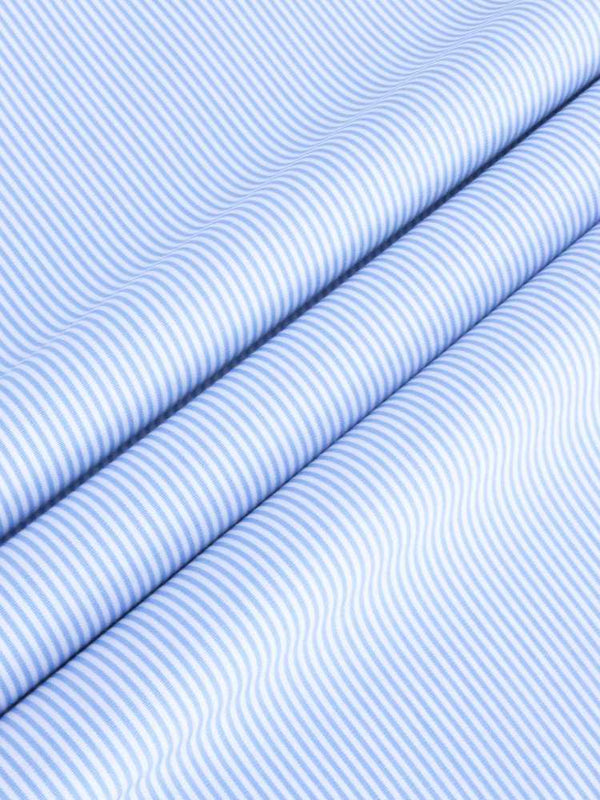 Blue Striped Back Cut-out Shirt main image 0