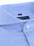 extreme cutaway collar dandy and son dress shirt in a light blue grid print