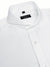 Extreme Cutaway Collar White Dress Shirt In a Striped Cotton fabric