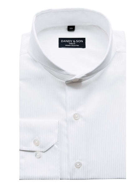 Extreme Cutaway White Striped Premium Shirt 41 / US 16