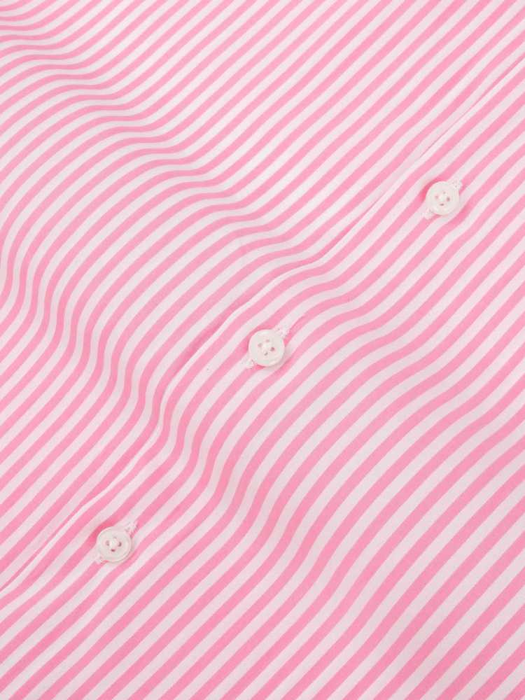 Extreme Cutaway Big Pink Stripes Shirt - DANDY & SON