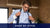 dandy and son extreme cutaway contrast collar blue and white on model