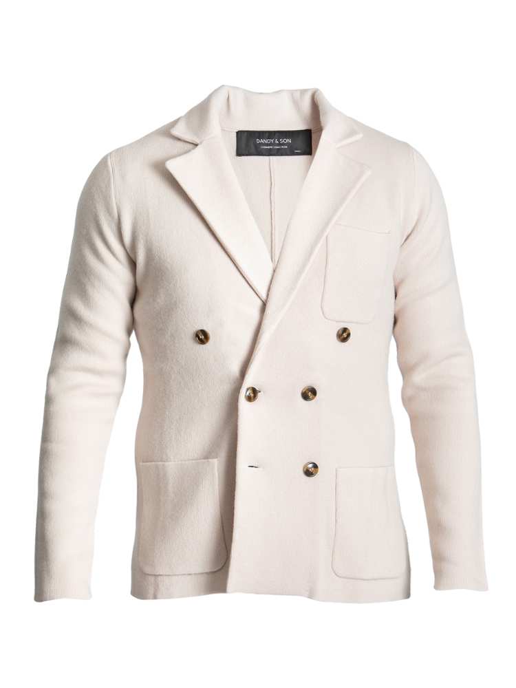 Mens best sale cream peacoat