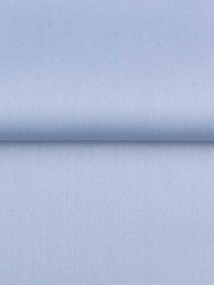 Dandy & Son Extreme Cutaway collar shirt in light blue non-iron fabric