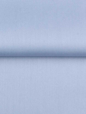 Dandy & Son Extreme Cutaway collar shirt in light blue non-iron fabric