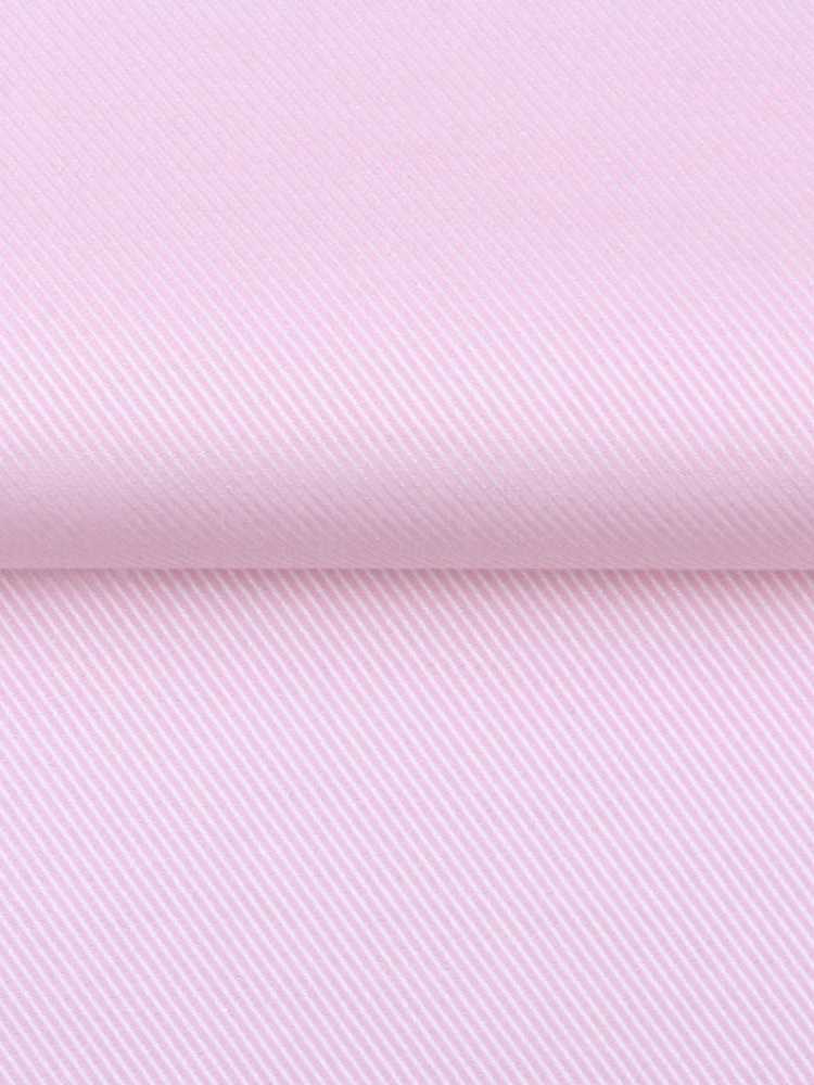 Extreme Cutaway collar Pink Premium Contrast Shirt close up