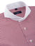 Limited Edition Extreme Cutaway Collar Red Striped Contrast Shirt Flat Lay