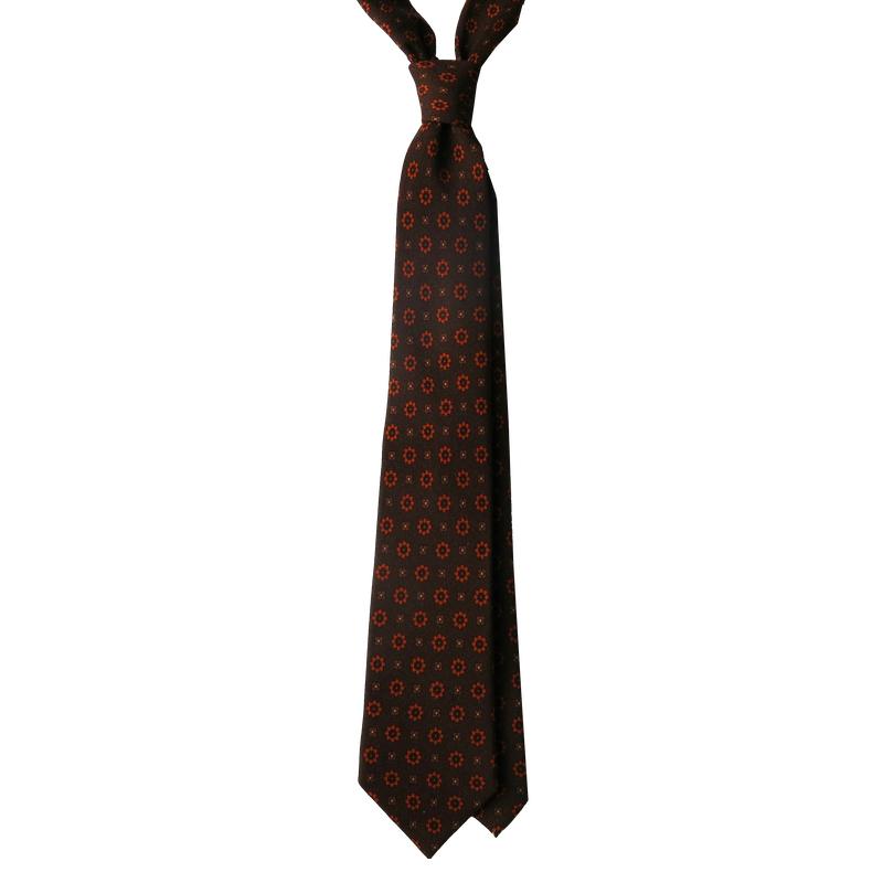 Dandy & Son brown wool tie