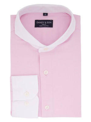 Extreme Cutaway Pink Premium Contrast Shirt