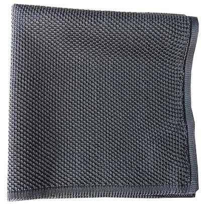 Dandy &amp; Son Pocket Square knitted dark grey