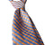 Dandy & Son 100% silk blue and orange tie